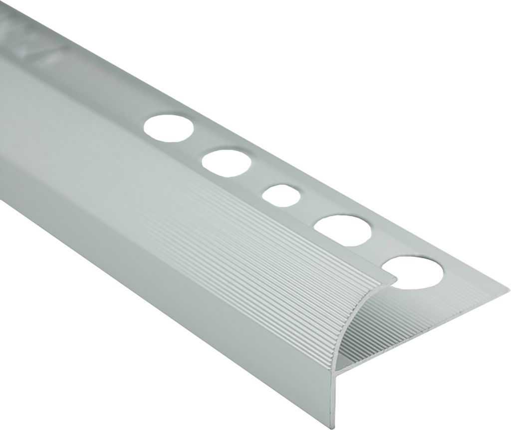 Alu Stufenprofil Fliesenschiene Profil Treppe Schiene matt L270cm H10mm silber
