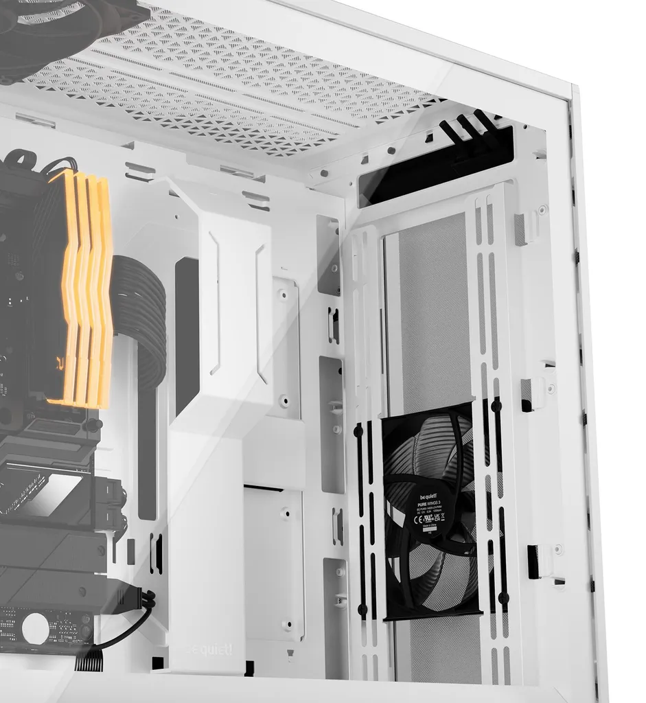 Shadow Base 800 DX White : Boîtier PC avec Airflow Massif et ARGB Blanc - 11