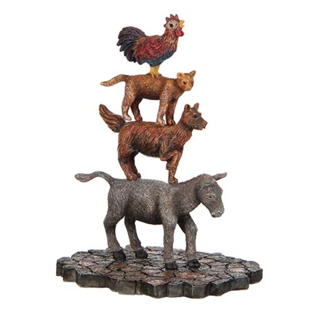 Weihnachtsfigur Efteling Bremer Stadtmusikanten