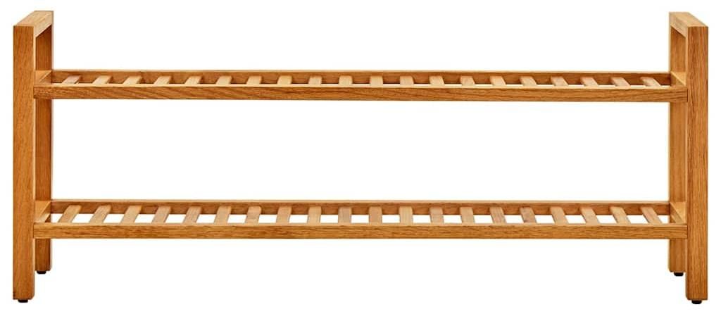 vidaXL Étagère à chaussures à 2 niveaux 100x27x40 cm en Image du produit 