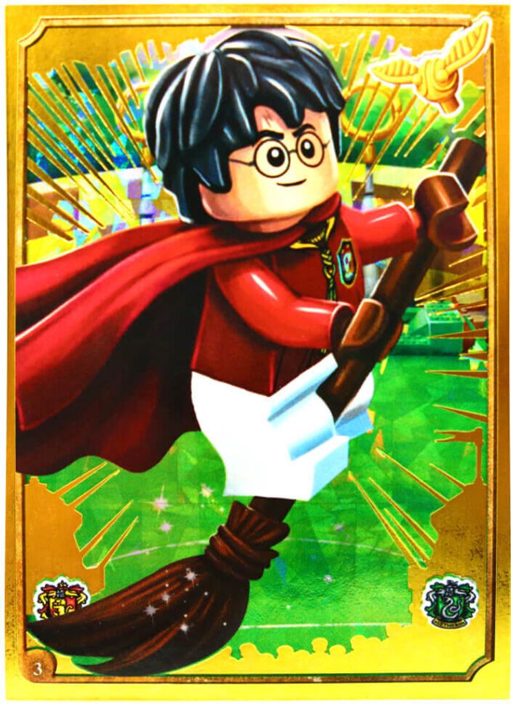 Blue Ocean LEGO Harry Potter Sticker Serie 1 (2023) Sammelsticker - Gold Karte 3