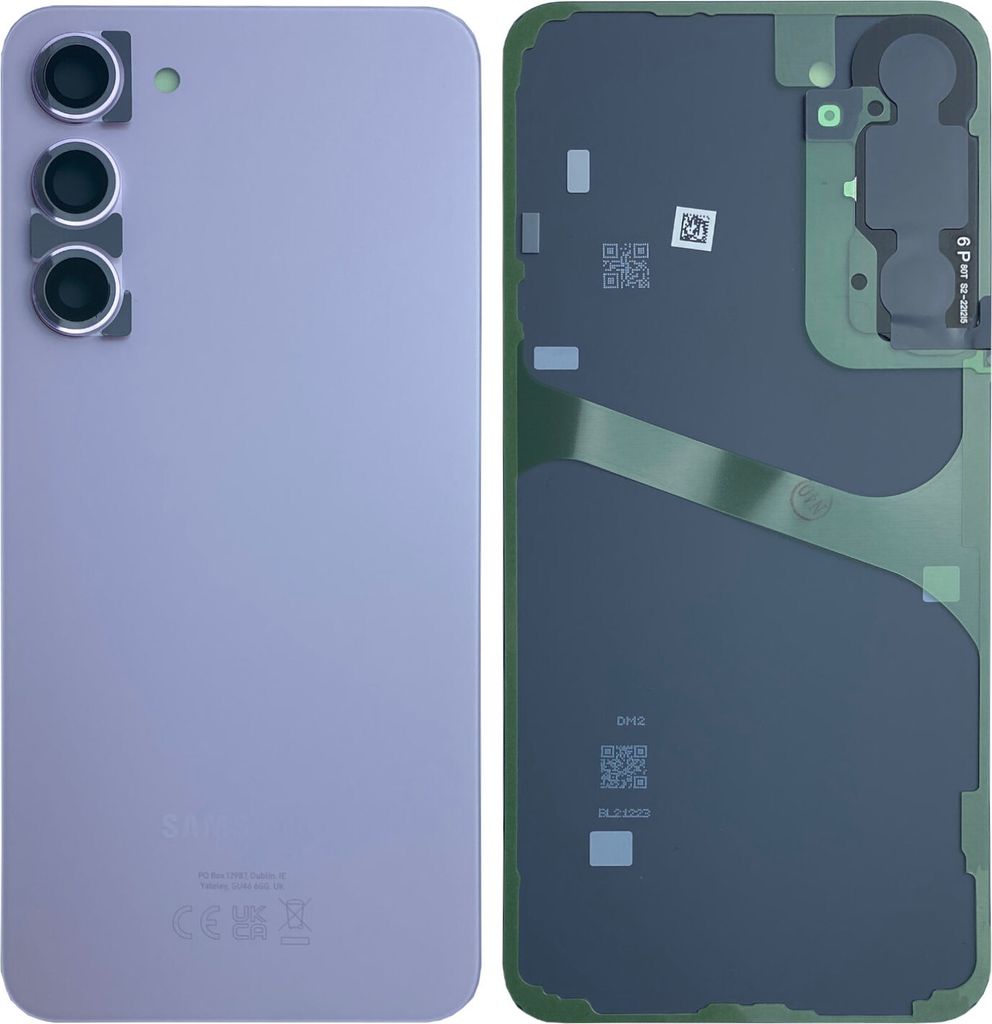 Akkudeckel Back Cover Deckel für Samsung Galaxy S23 Plus GH82-30388D Lavender