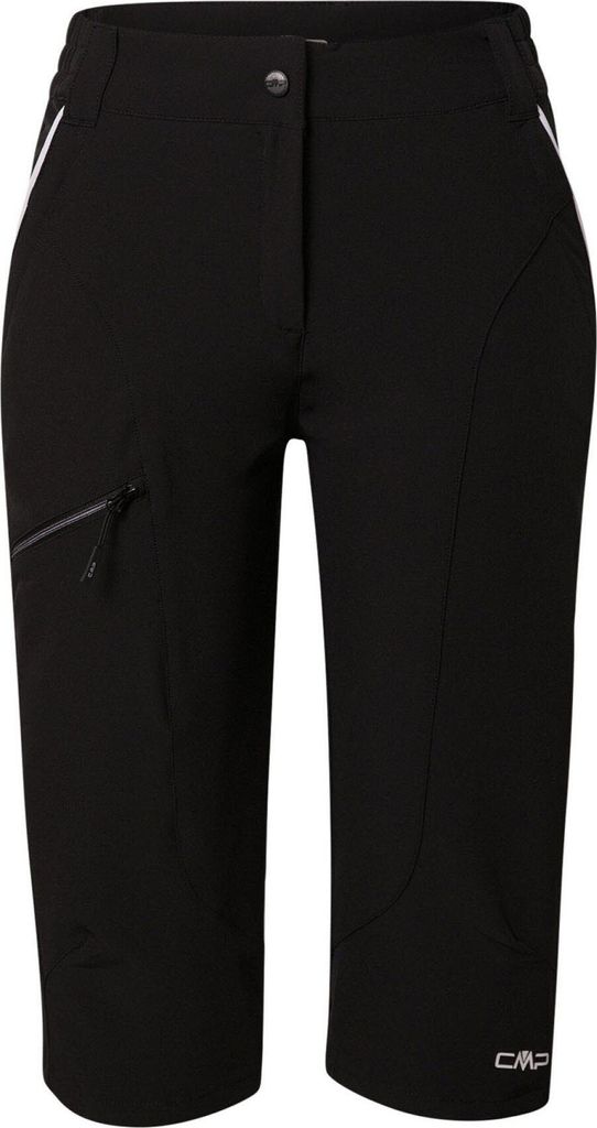 CMP Damen 3/4 Biker Hose mit Sitzpolster schwarz 36