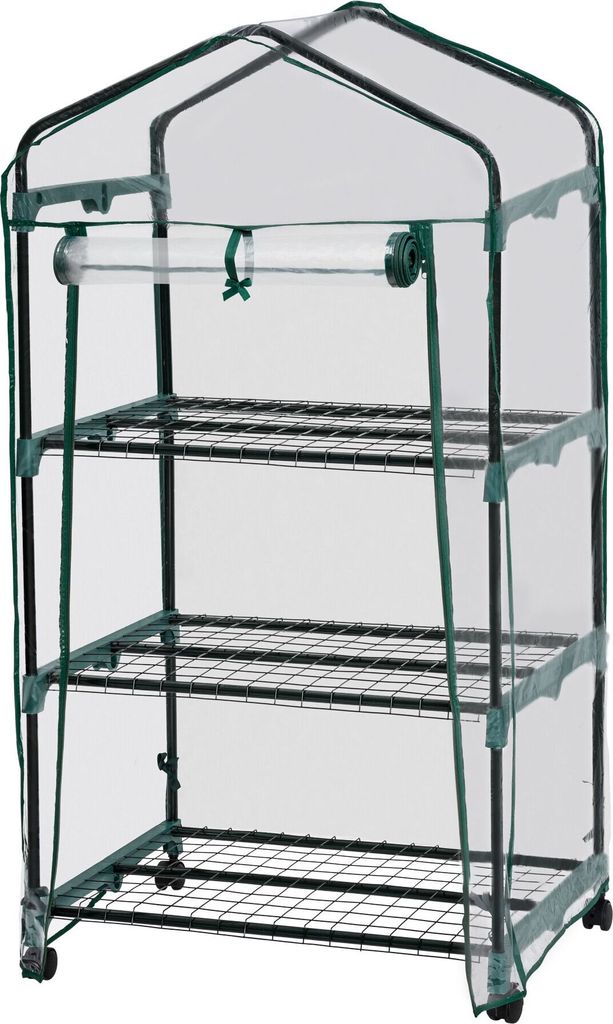 Foliengewächshaus 0,36 m³, auf Rollen 69 x 49 x 133 cm Produktbild 