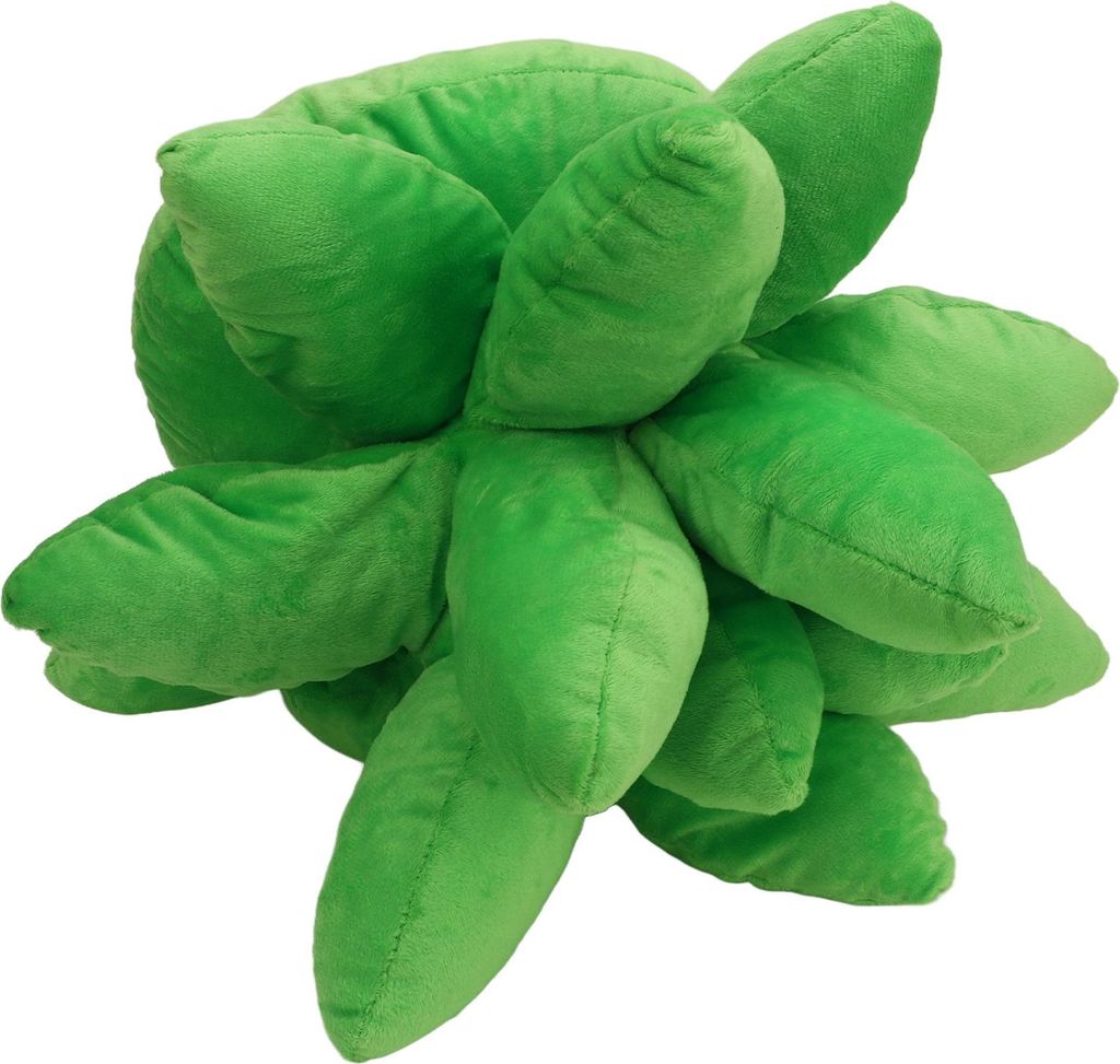 Sukkulenten-Kissen, simulierter Sukkulenten-Überwurf, niedliches, pflanzenförmiges, gefülltes Plüschtier, Heimdekoration, 45 cm, Grasgrün