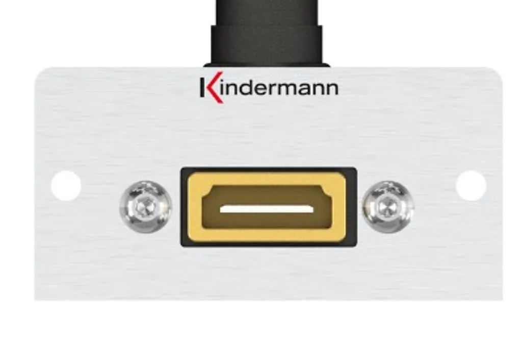Kindermann Konnect 50 Alluminio: Placca Modulare Professionale 50x50mm
