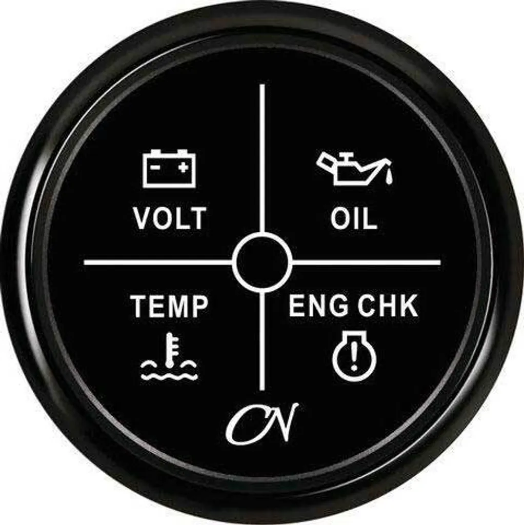 Kit Manomètres de Bord pour Suivi de Pression d'Huile et Tension Moteur