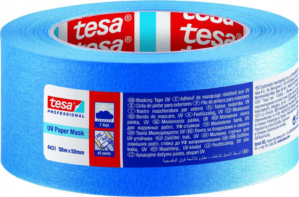 Tesa Abdeckband für den Außenbereich, 50 m x 50 mm Produktbild 