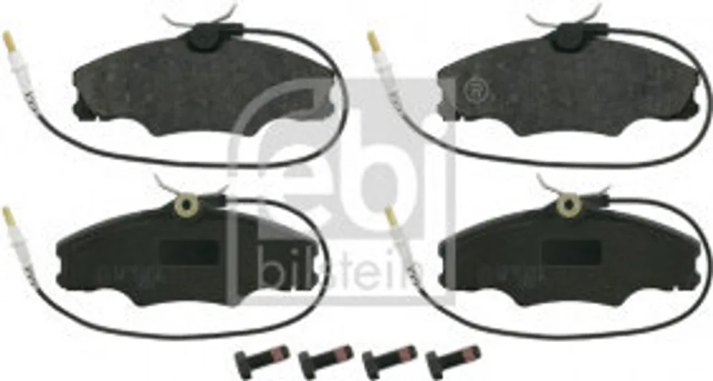 Jeu de plaquettes de frein à disque FEBI 16221 compatible Peugeot 406