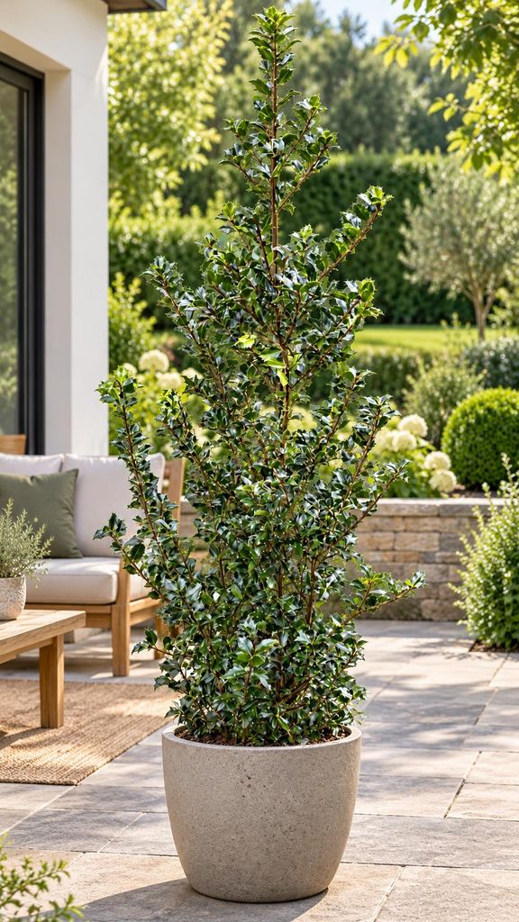 Stechpalme ‘Blue Prince’ – Ilex meserveae, immergrün & Produktbild 