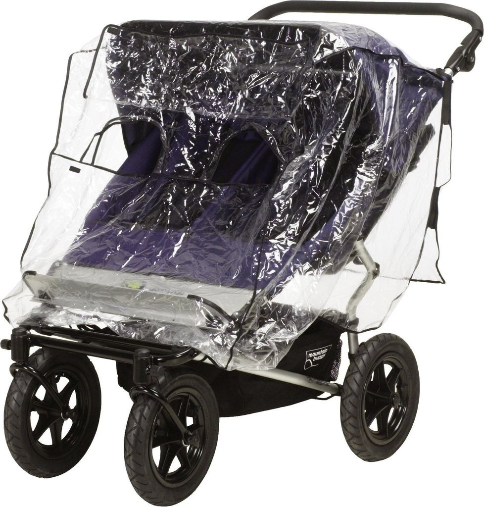 Parapioggia Playshoes per passeggini gemelli, trasparente Immagine del prodotto 
