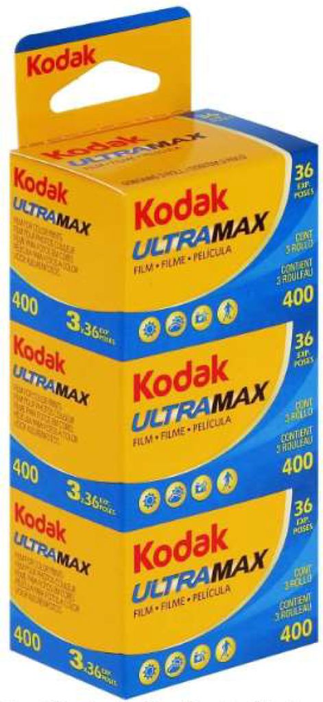 Kodak Ultra MAX 400 135/36 3-pack malý film Obrázek produktu 4