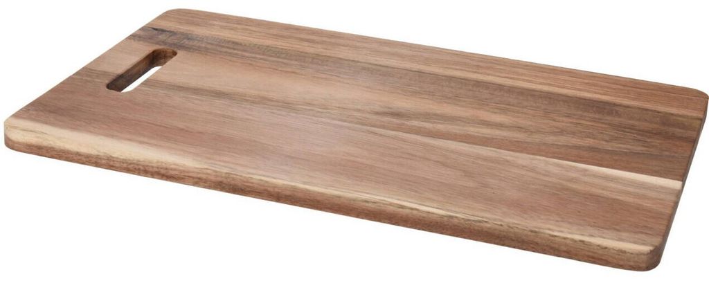 Deska do krojenia drewniana akcja WOOD, 40 x 25 x 1 cm Zdjęcie produktu 