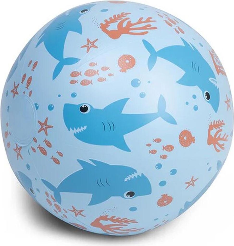 Swim Essentials Beachball Blau Hai 51 cm