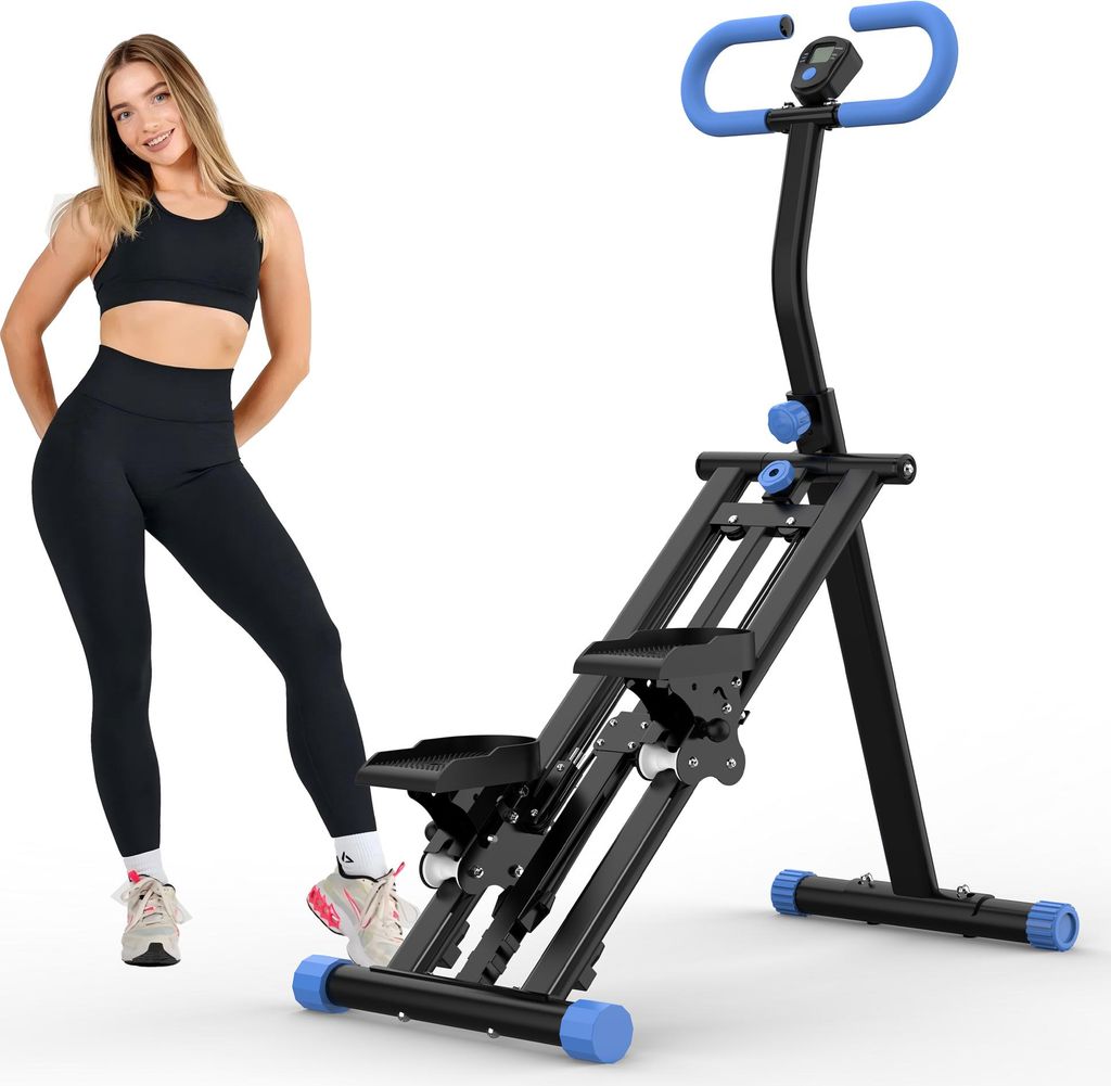 Stair Stepper mit einstellbarem Widerstand für Zuhause Upgrade Trainingsgerät Ideal für Heim Fitnessstudio Wohnung und Büro