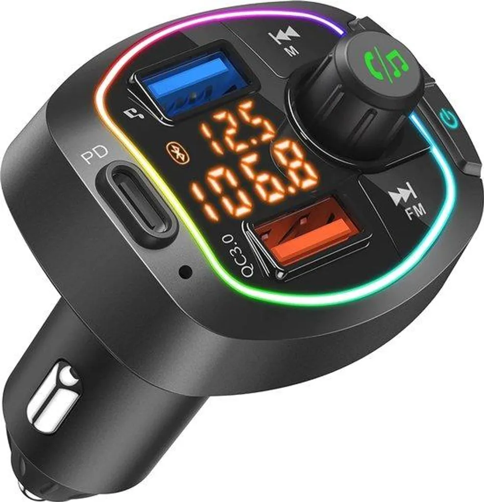 Autoradio Bluetooth MP3 USB SD CALIBER RMD021 noir pour voiture