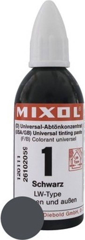 Mixol 20ml Nr.01 schwarz Produktbild 