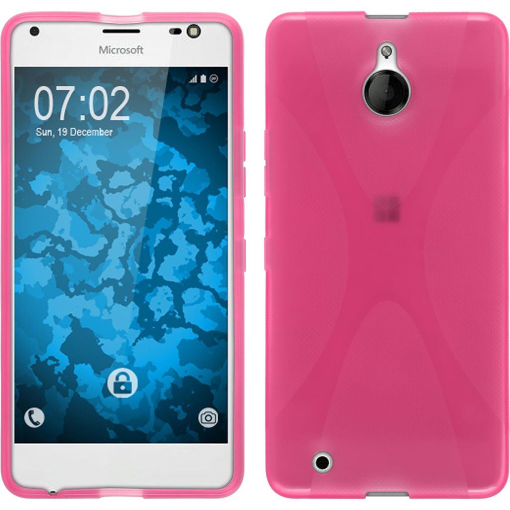 PhoneNatic Case kompatibel mit Microsoft Lumia 850 - pink Produktbild 
