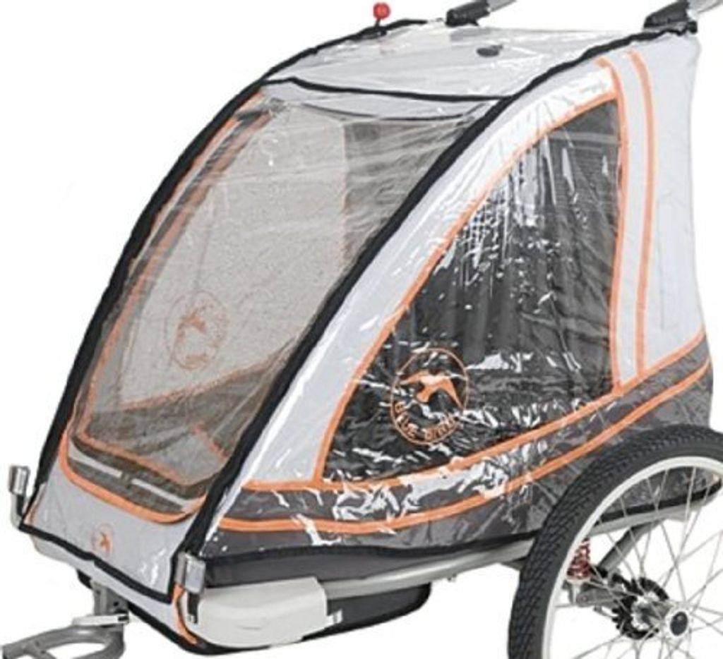 BLUE BIRD Regenüberzug Für Kinderanhänger (Zweisit für Produktbild 