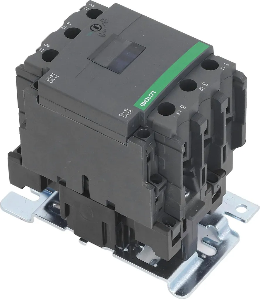 Contacteur de commande pour moteur triphasé 380V bobine AC 48V 40A
