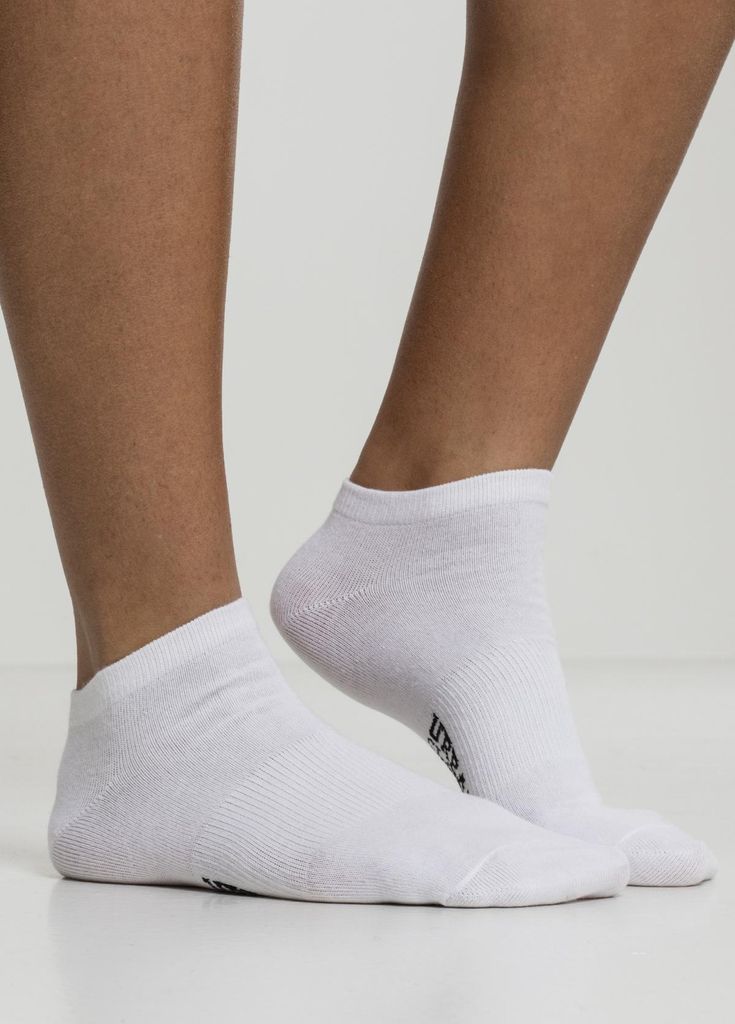 Urban Classics TB2157 | Logo No Show Socks 5-Pack - Farbe: White - Größe: 39-42