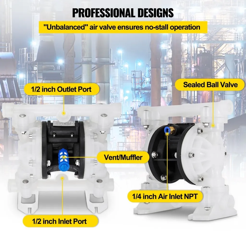 Pompe pneumatique double membrane 7 GPM - Finis les problèmes de fuite