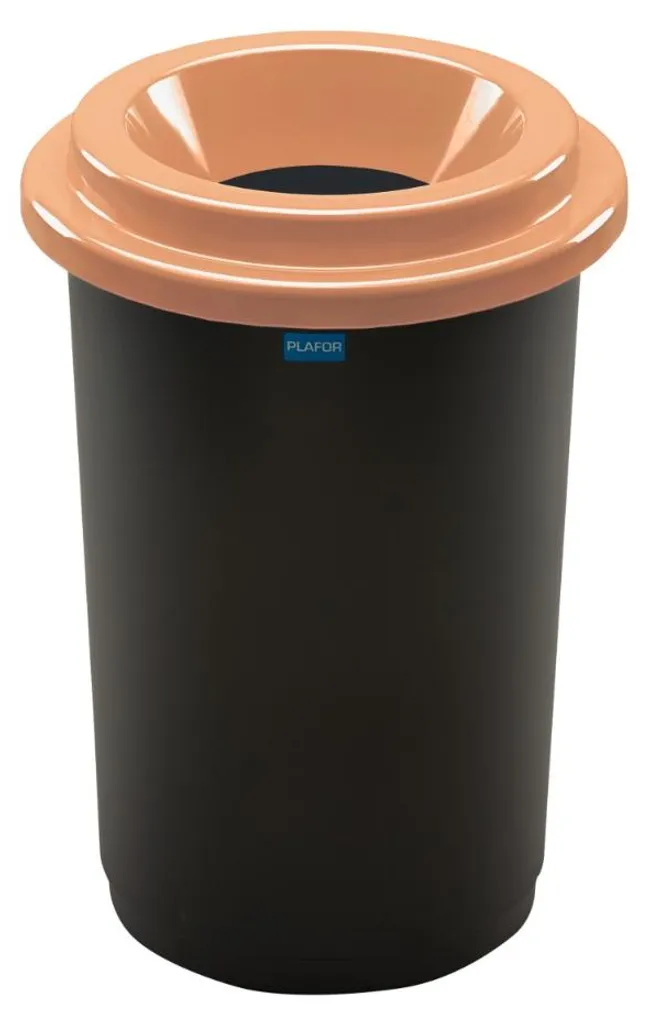 Plafor Eco Bin 50L Marron - Poubelle de Tri Sélectif Déchets Organiques
