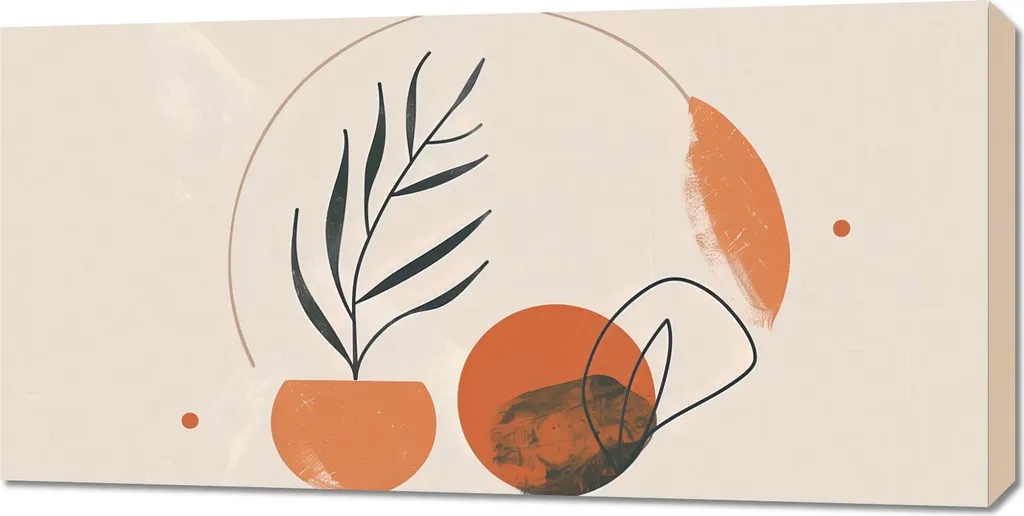 Quadro Moderno 100x50 cm Colori Pastello: Decorazione Parete Design