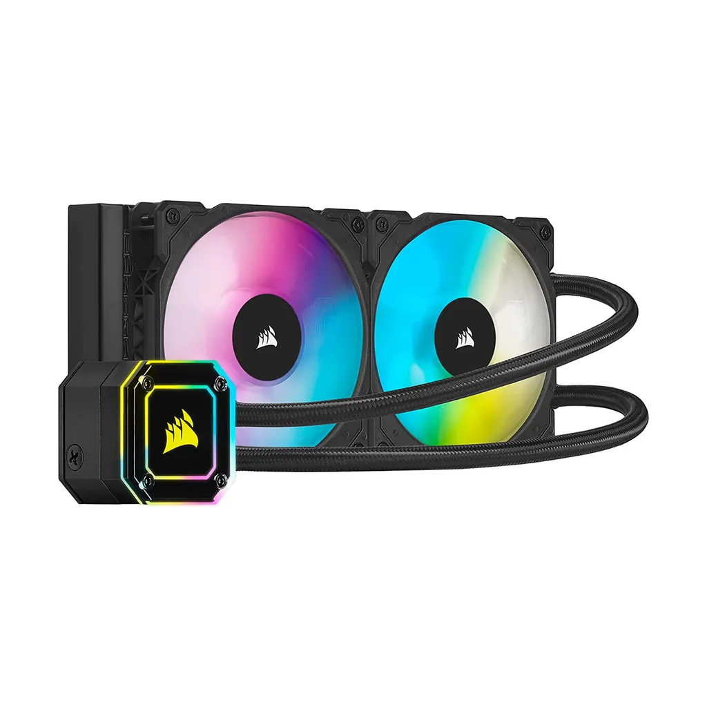 Corsair iCUE H100i Elite Capellix - Sistema di raffreddamento a liquido per processori - (per: LGA1156, AM2+, AM3, LGA1155, LGA2011, LGA1150, LGA2011-3, LGA1151, AM4, LGA2066, sTR4, sTRX4, LGA1200)