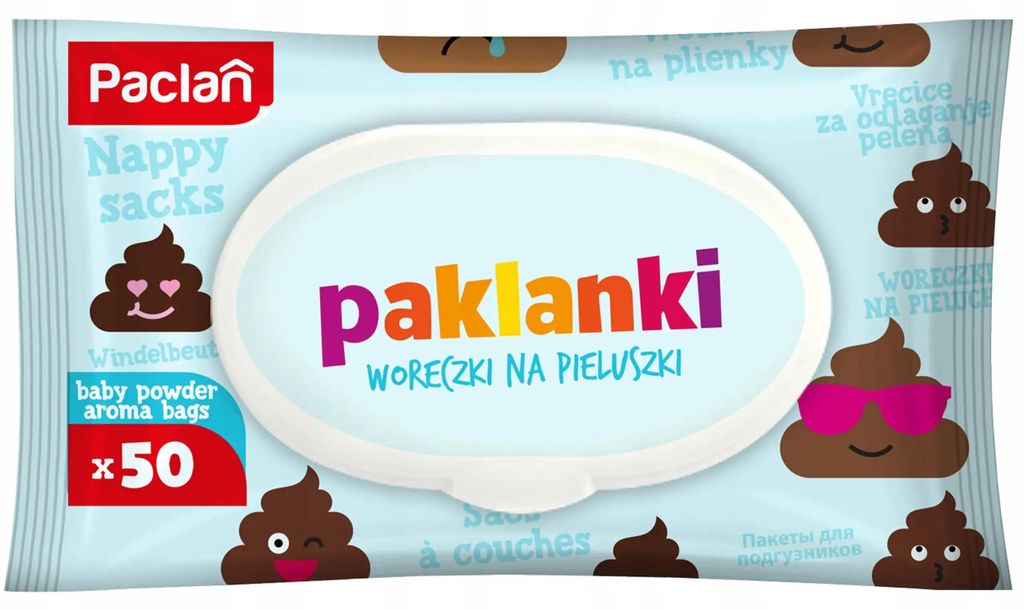 Windelbeutel „Paclanki“, 50 Stück Produktbild 