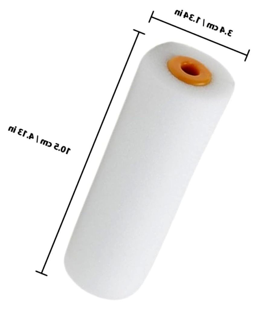 Kleiner Schwamm Farbroller 20 Stück er Lackierfähiger Schwammroller Für Innenanstrich Tropfenfreie Farbaufnahme Präziser Kantenpinsel Wiederver...