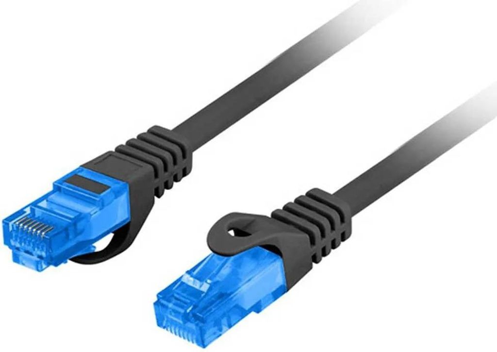 Lanberg PCF6A-10CC, 20 m, Cat6a, S/FTP (S-STP), RJ-45, RJ-45, Schwarz