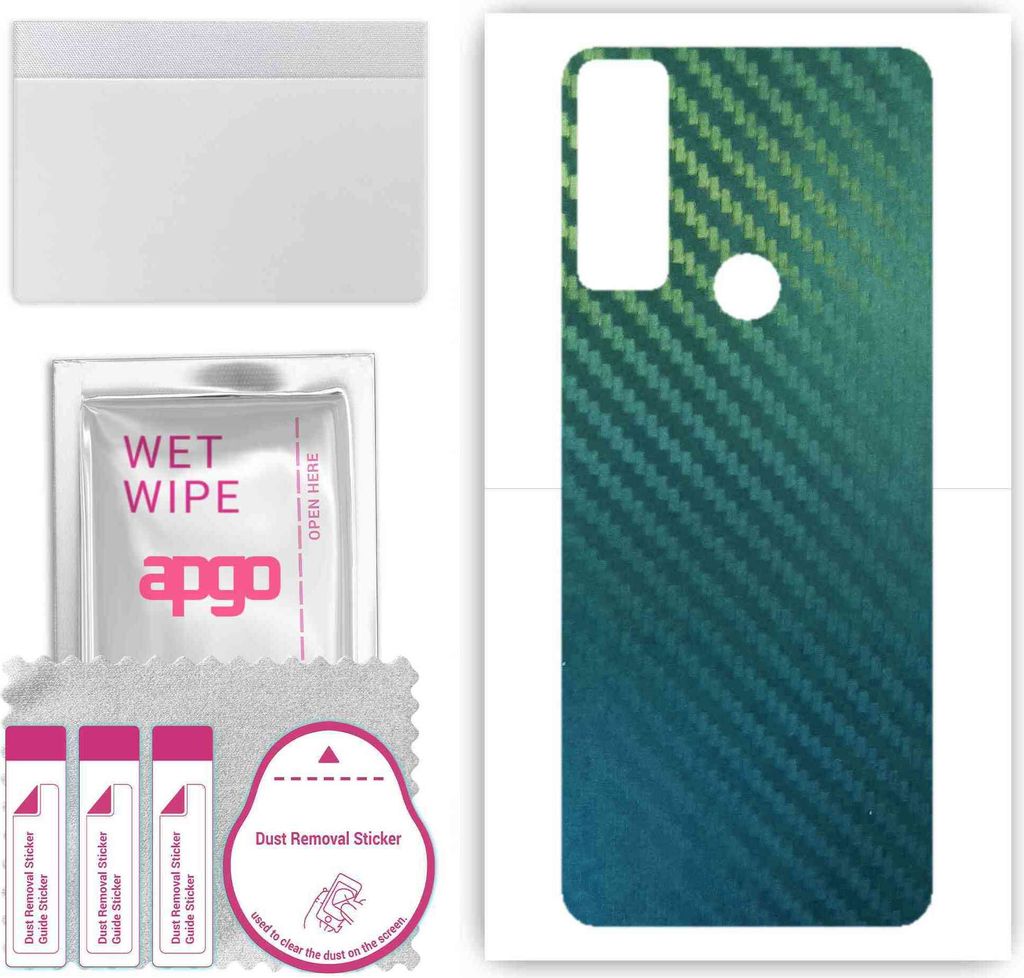 apgo Rückseite Schutzfolie, Skin, kompatibel mit TCL 20 SE, Produktbild 