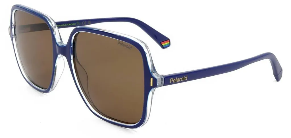 Lunettes de soleil polarisées femmes Polaroid PLD-6219-S ø 56 mm bleu