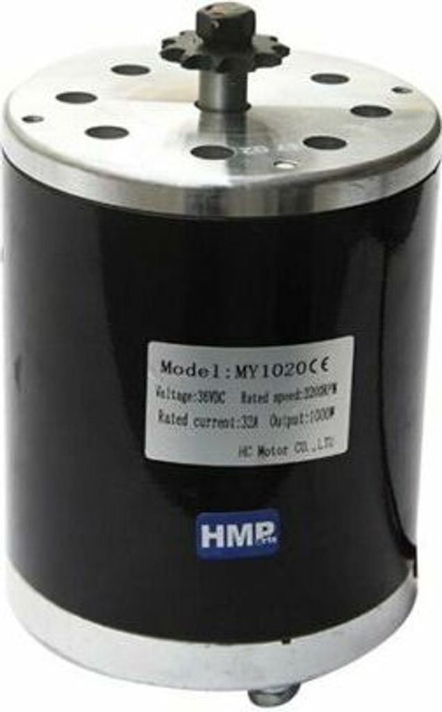 HMParts Moteur électrique - 36 V 350 W - MY1016Z3 - E Scooter/RC