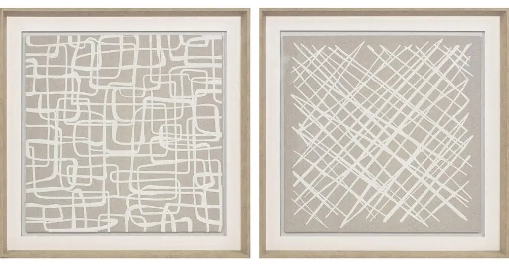Décoration Murale ESPRIT Cristal 80x80 cm en polystyrène - Duo Déco