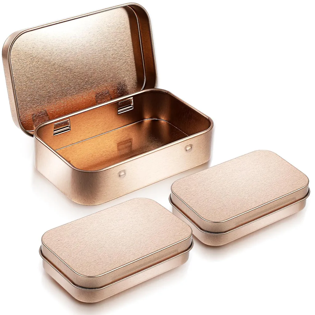 Petites Boîtes à Bijoux et Accessoires en Métal Or Rose pour l'Organisation