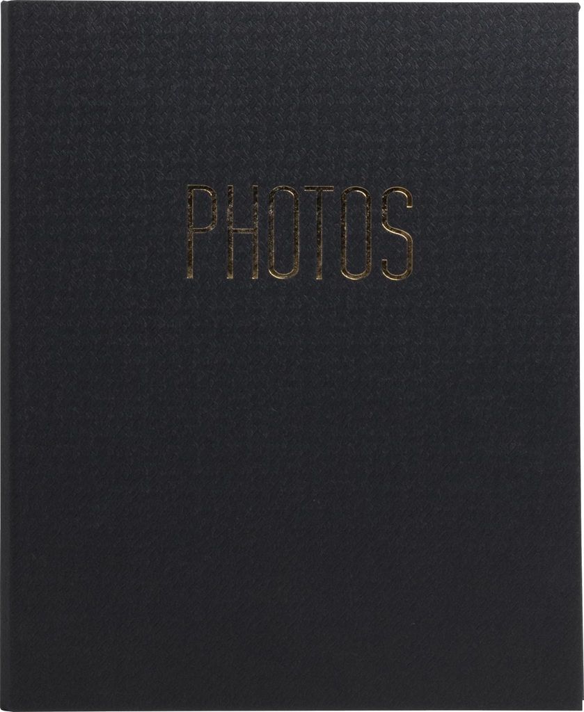 Exacompta Fotoalbum Ringmechanik 60 schwarze Seiten 32x26x4 Produktbild 