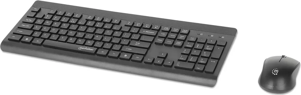 Dites adieu aux câbles : Pack Clavier Souris Sans Fil Manhattan MWK7350 Noir