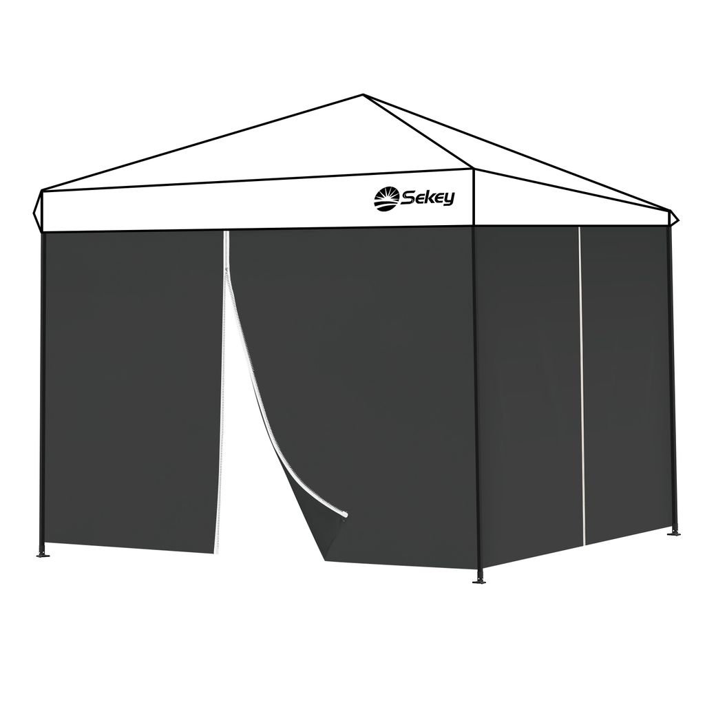 Sekey 2 panele boczne do altany 3x3 /3x6m/3x9m z zamkiem Zdjęcie produktu 