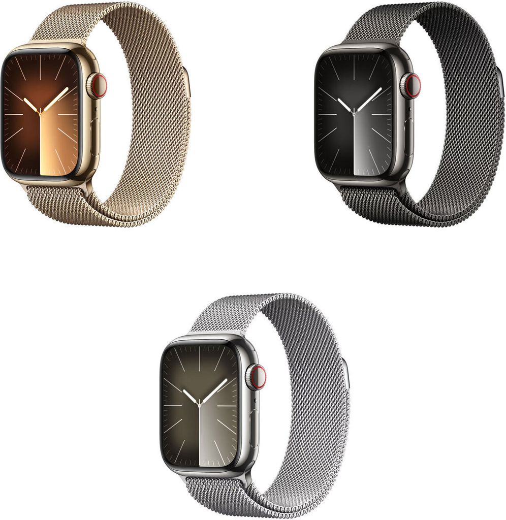 Apple watch 4 stainless steel gold milanese loop deals