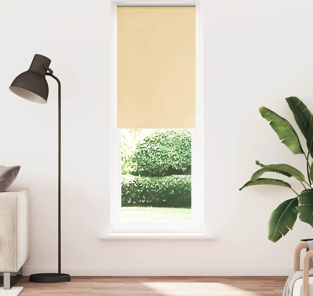 "im Sonderangebot"Verdunkelungsrollo - elegantes Design - Sichtschutz/Lichtschutz - Beige 80x210cm Stoffbreite 75,7cm Polyester Promotion831160 - R...