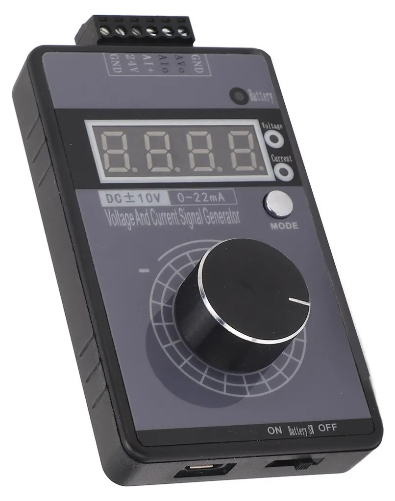 Générateur 0-22mA haute précision avec batterie rechargeable pour tests API