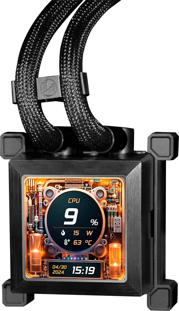 Watercooling 360mm Lian Li HydroShift LCD 360S Noir, Ventilateurs AIO