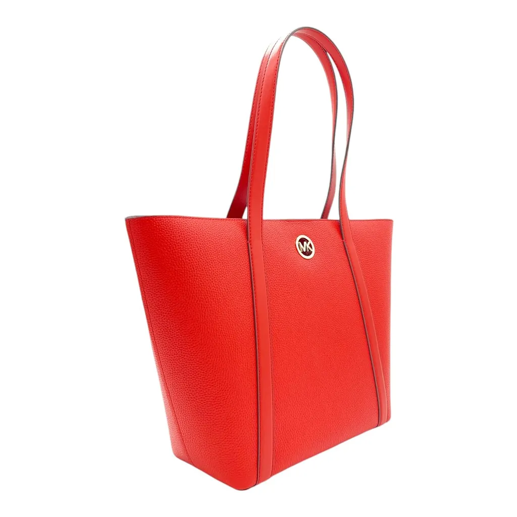Sac cabas fourre-tout Michael Kors Hadleigh en cuir véritable orange - 3