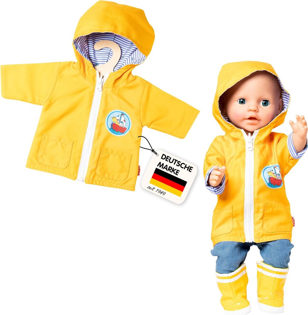 Heless - Wendeanorak mit Kapuze für Puppen im Design Produktbild 