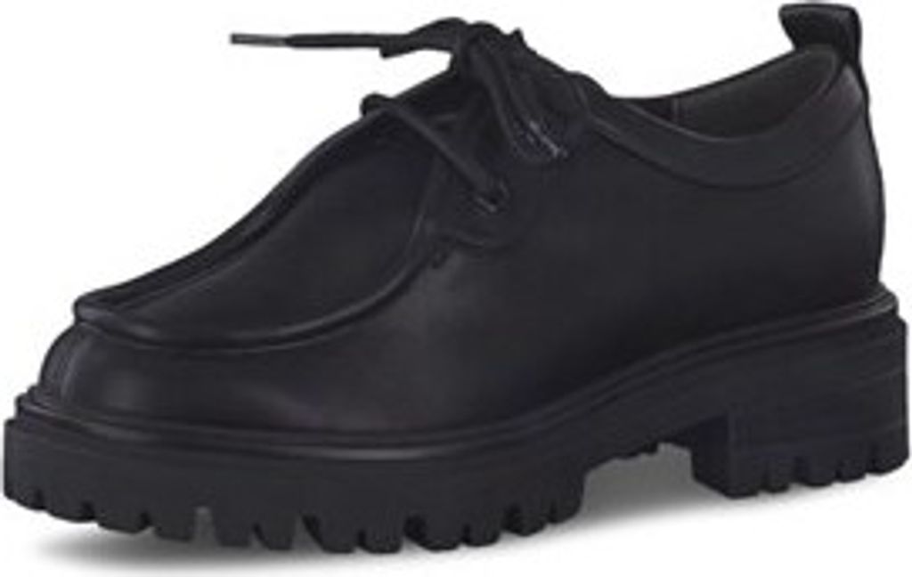 Tamaris Woms Lace-up 1-1-23741-29/020 BLACK MATT HW 22/23, Größe:40