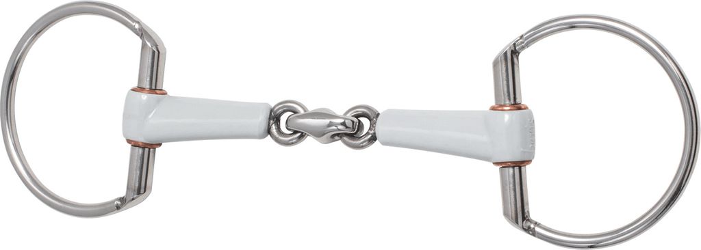 Beris Bits Olivenkopfgebiss Doppelt Gebrochen Medium 18 mm Trense 125 mm