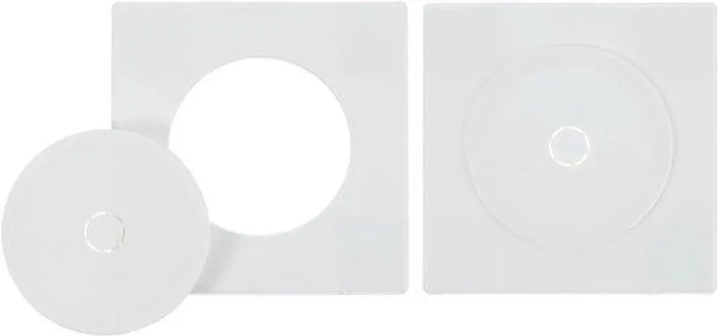 Allecto Plus : 2 Caches pour Trous Muraux 51mm Blancs Carrés et Ronds
