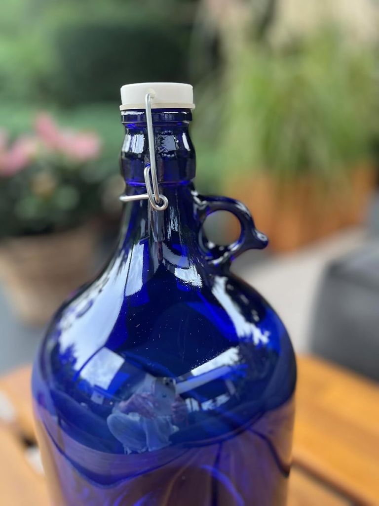 4 x 5L Blaue Flasche mit Bügelverschluss GÄRBALLON Produktbild 7